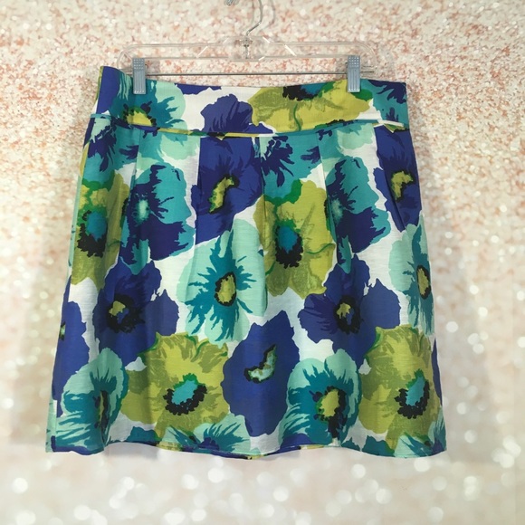 LOFT Dresses & Skirts - Loft Floral Pleated Skirt